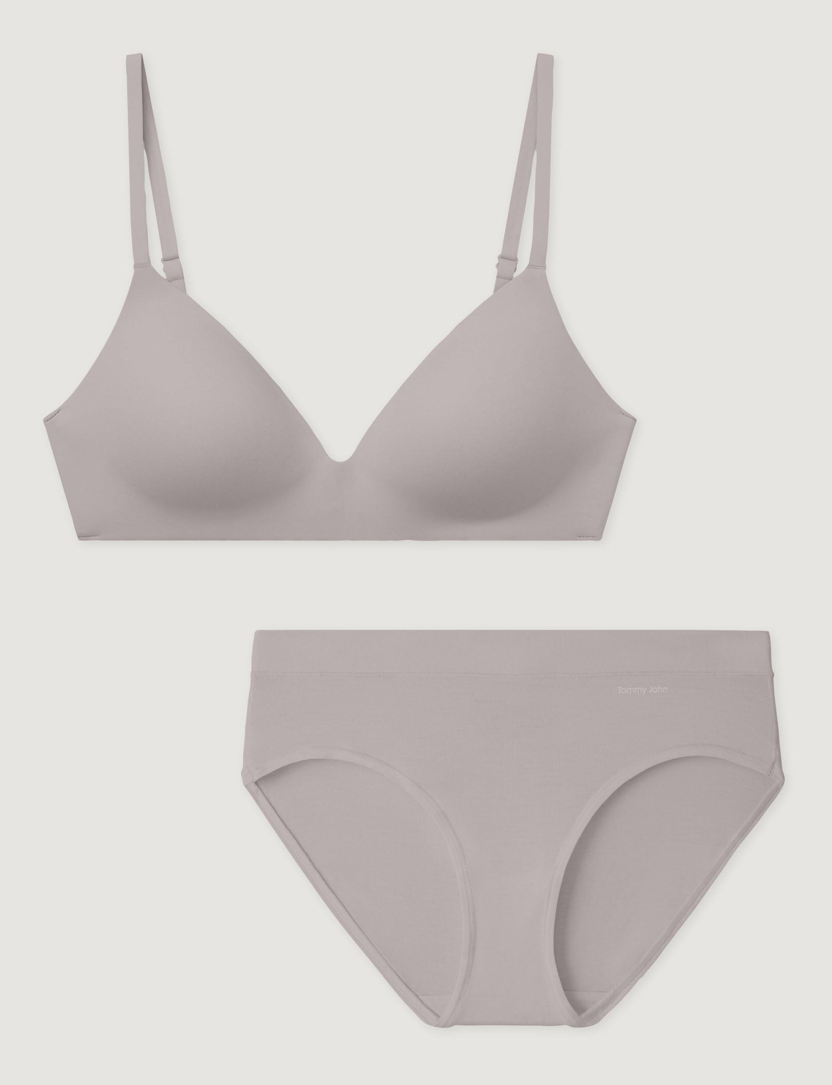 Second Skin Smoothing Wireless T-Shirt Bra & Brief Set