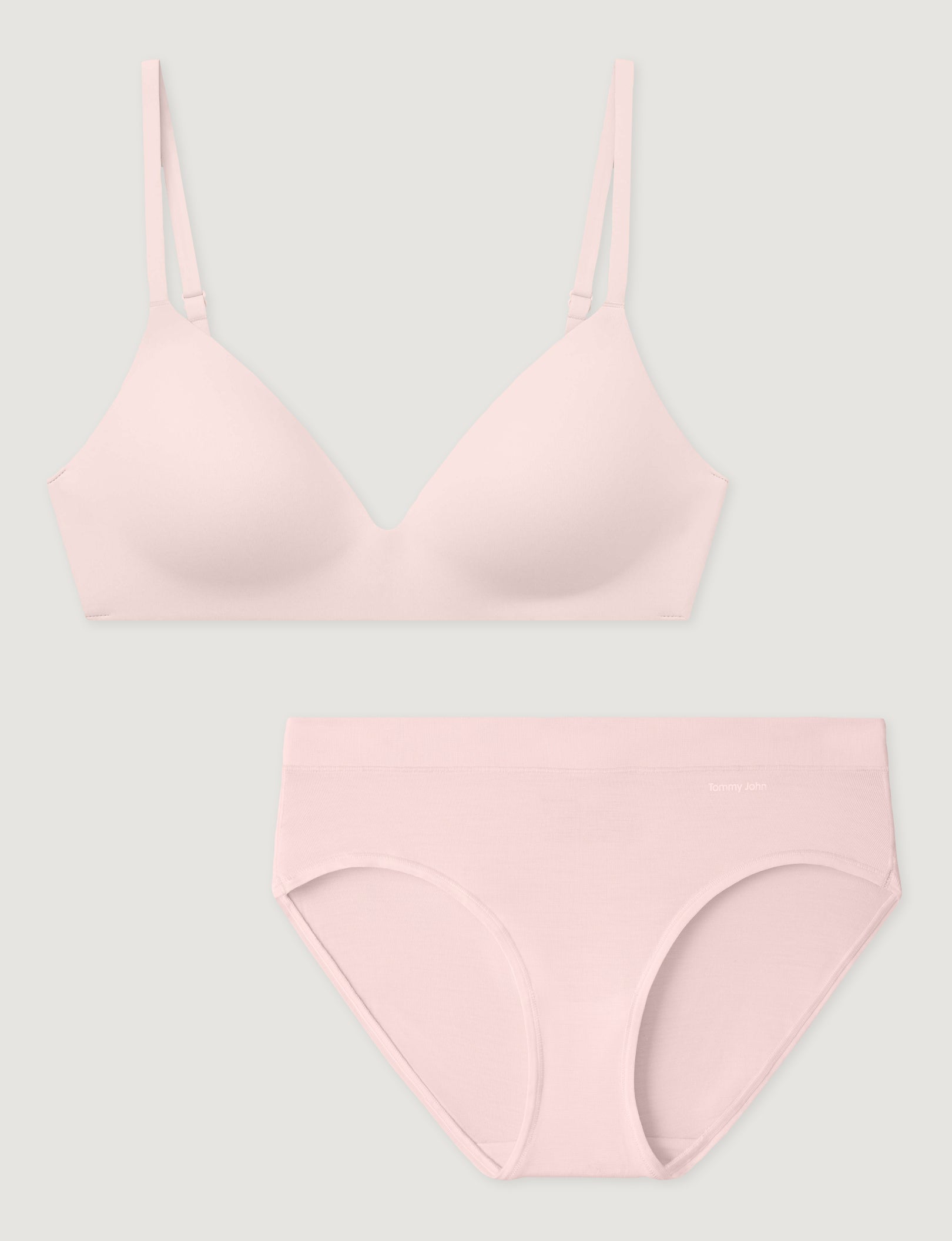 Second Skin Smoothing Wireless T-Shirt Bra & Brief Set