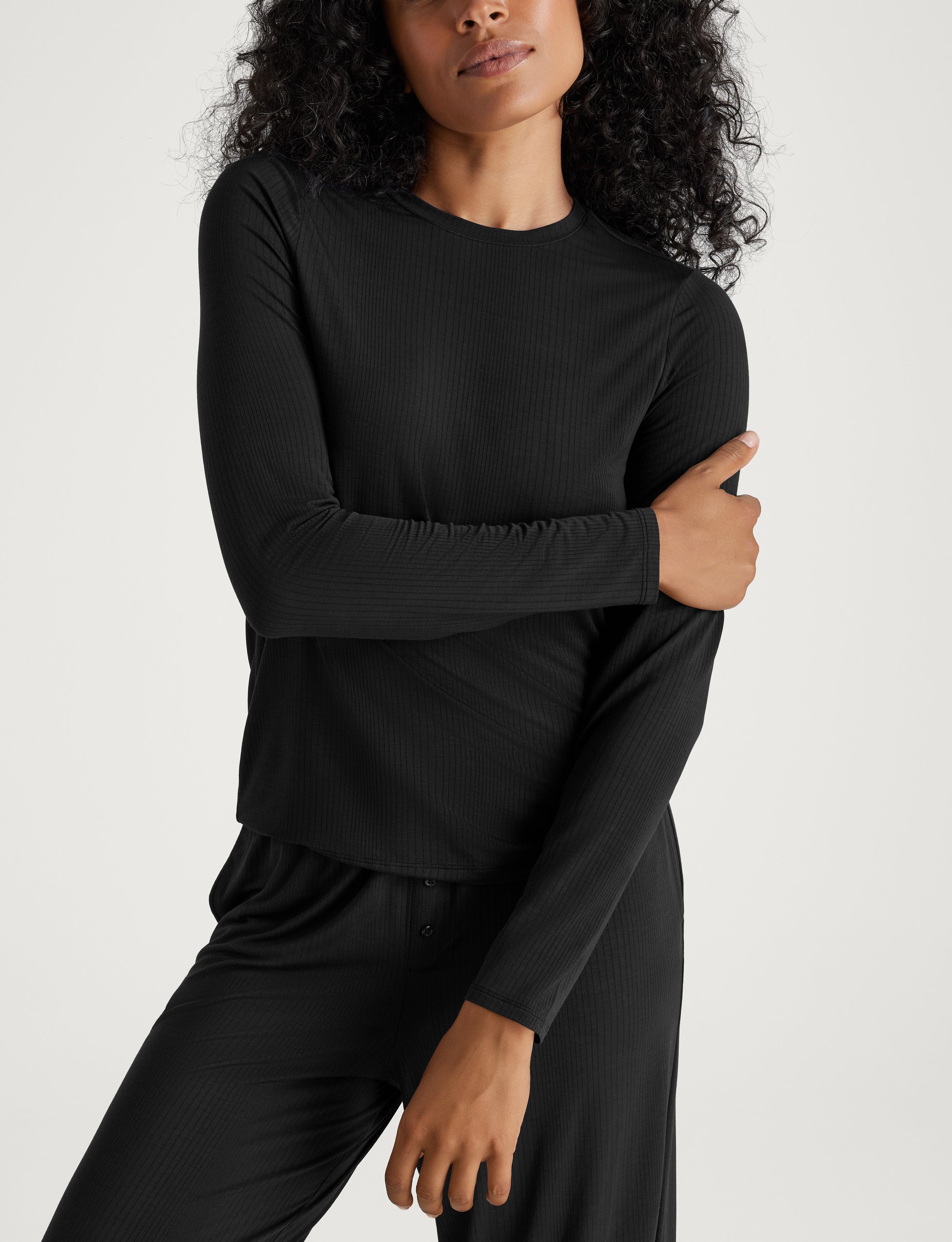 Women's Second Skin Luxe Rib Henley