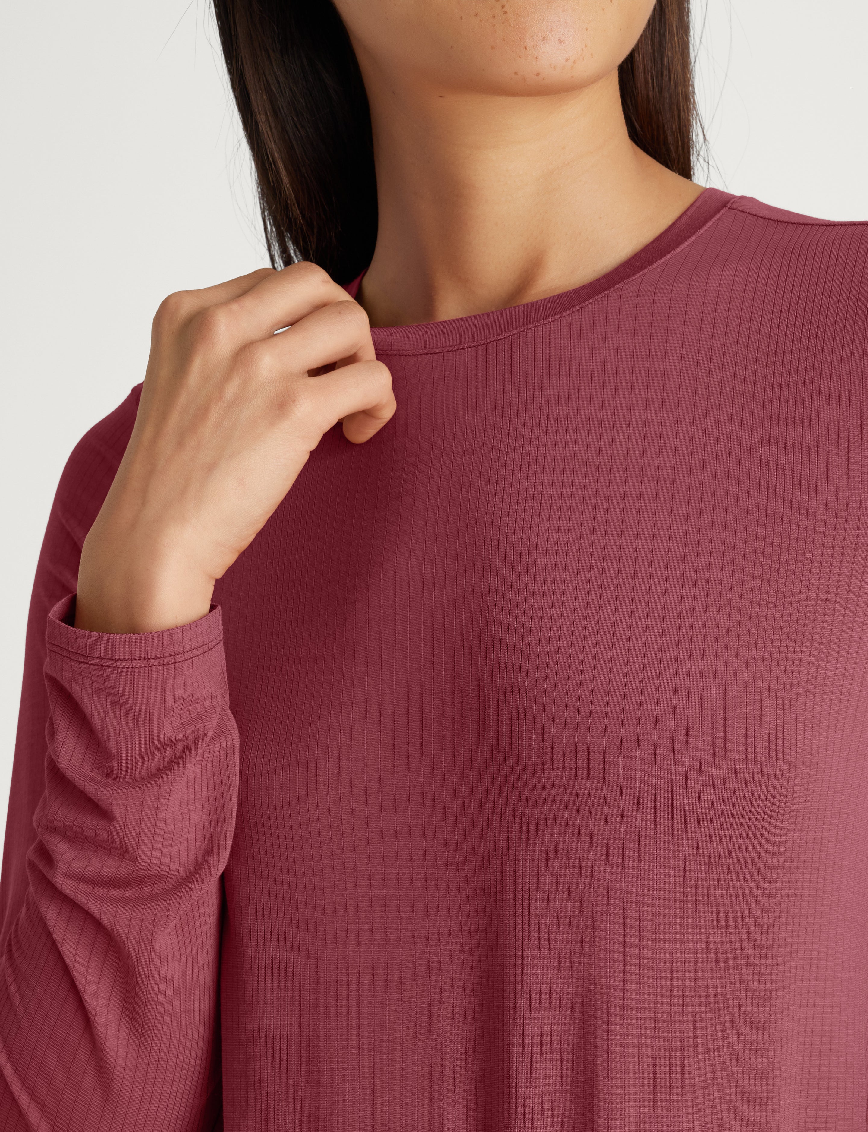 Women's Second Skin Luxe Rib Henley