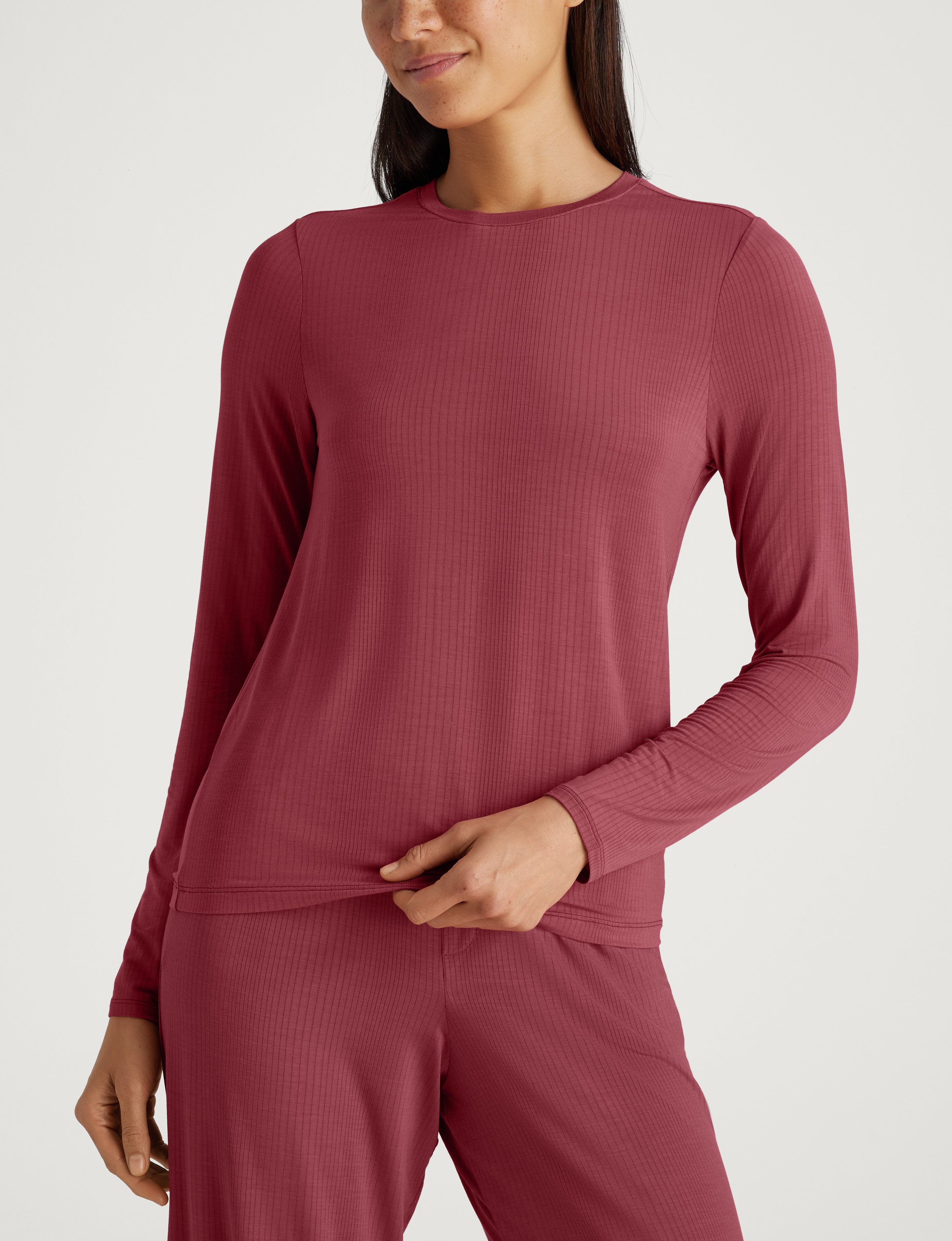 Women's Second Skin Luxe Rib Henley