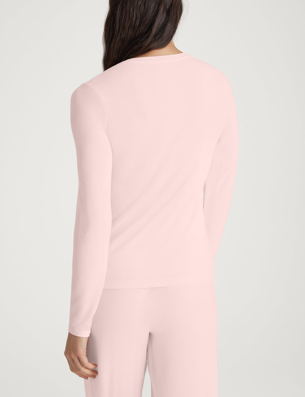Women's Second Skin Luxe Rib Long Sleeve Crew Neck