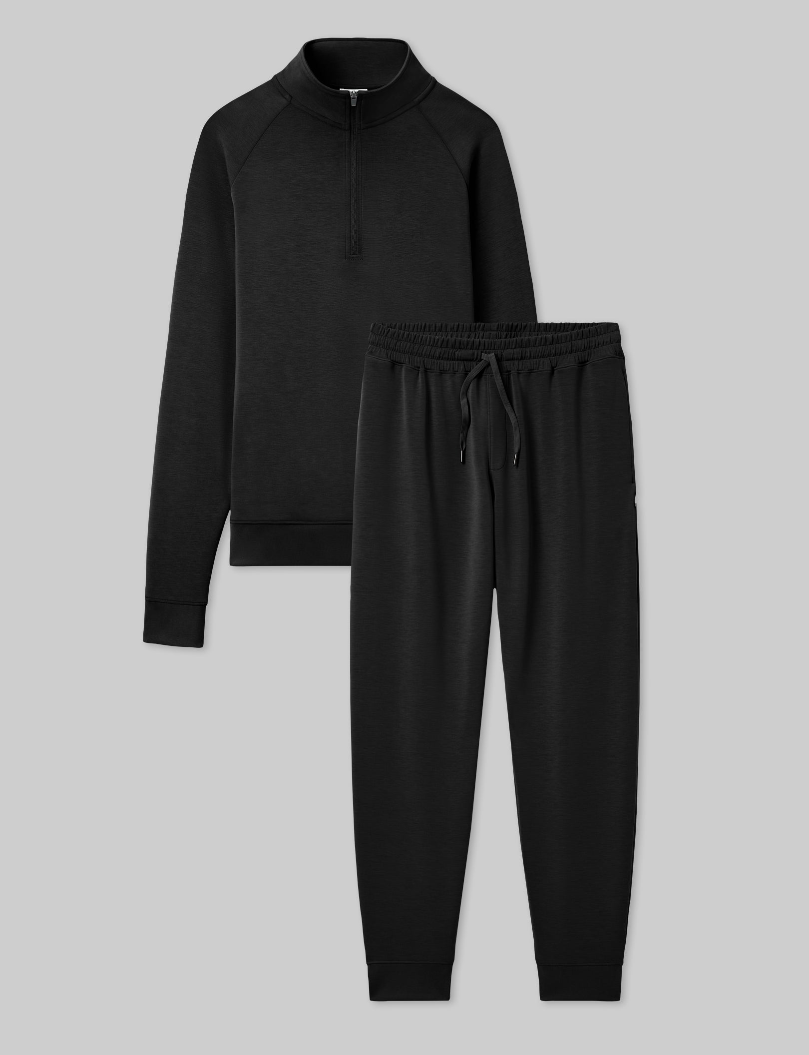 Luxe Traveler Knit Quarter Zip & Jogger Set