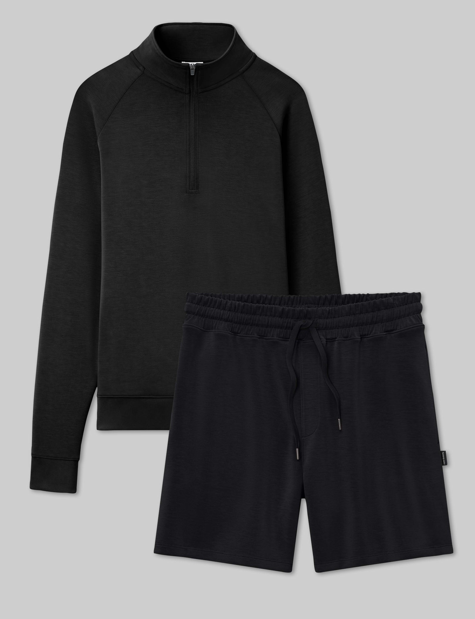 Luxe Traveler Knit Quarter Zip & Short Set
