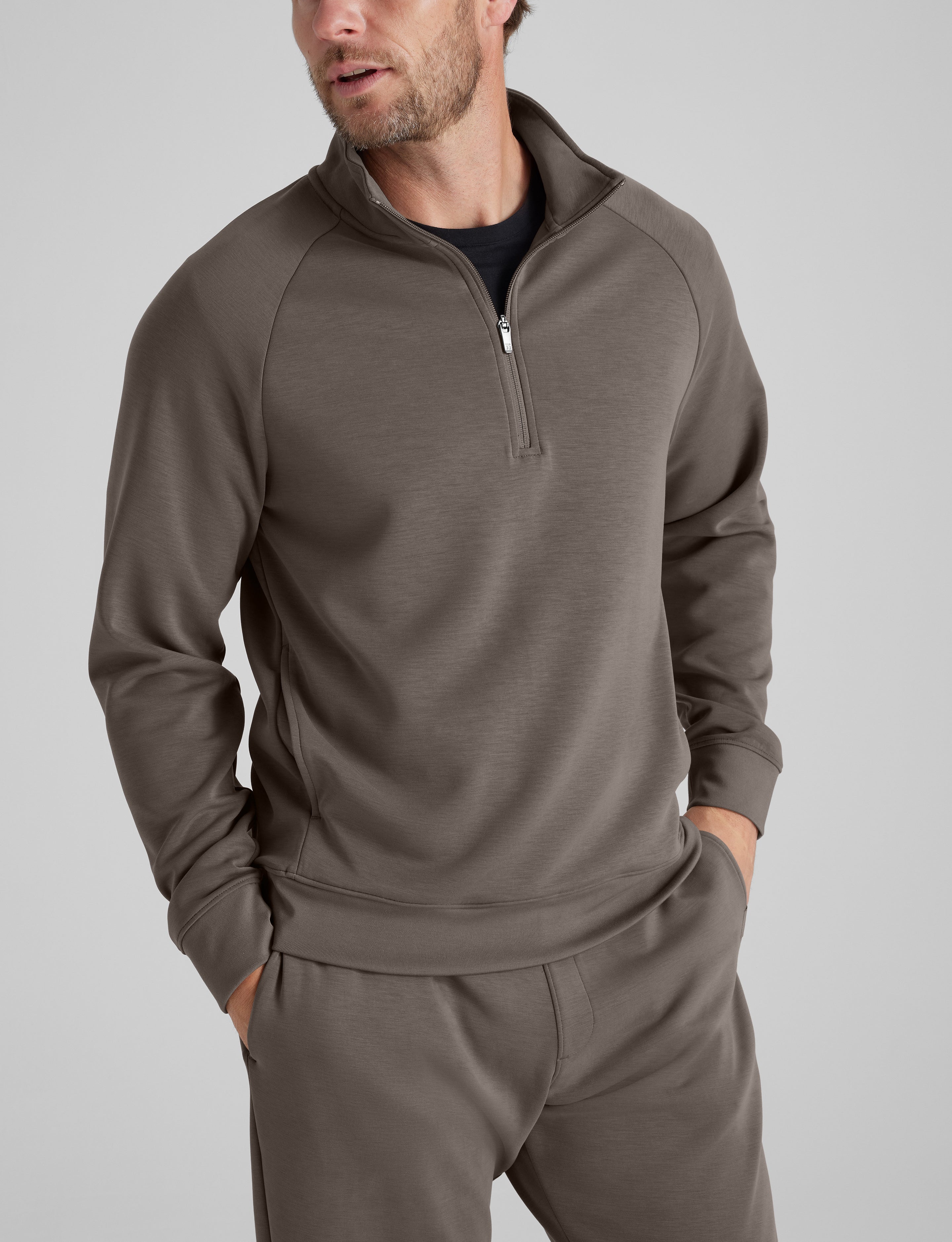 Luxe Traveler Knit Quarter Zip