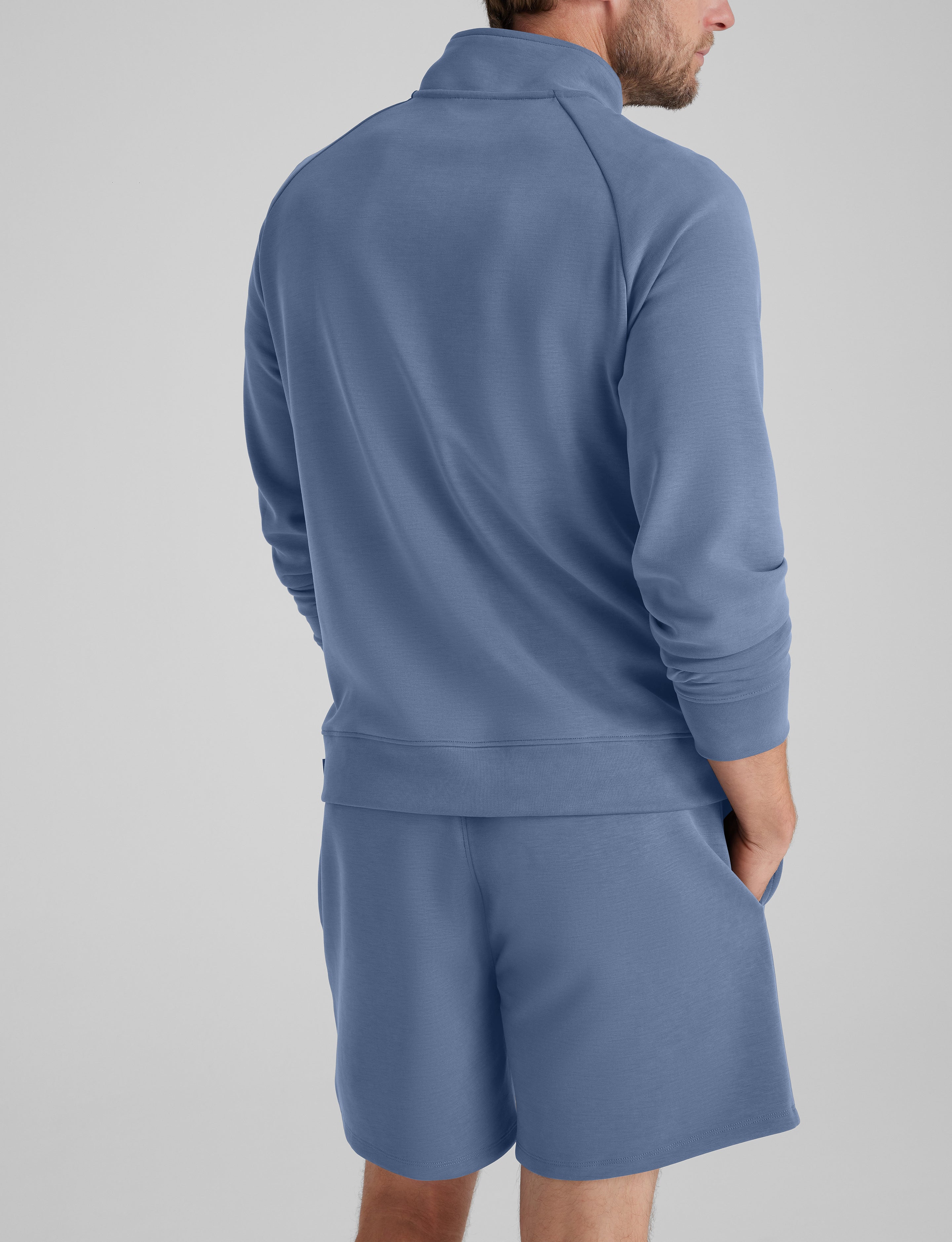Luxe Traveler Knit Quarter Zip & Short Set