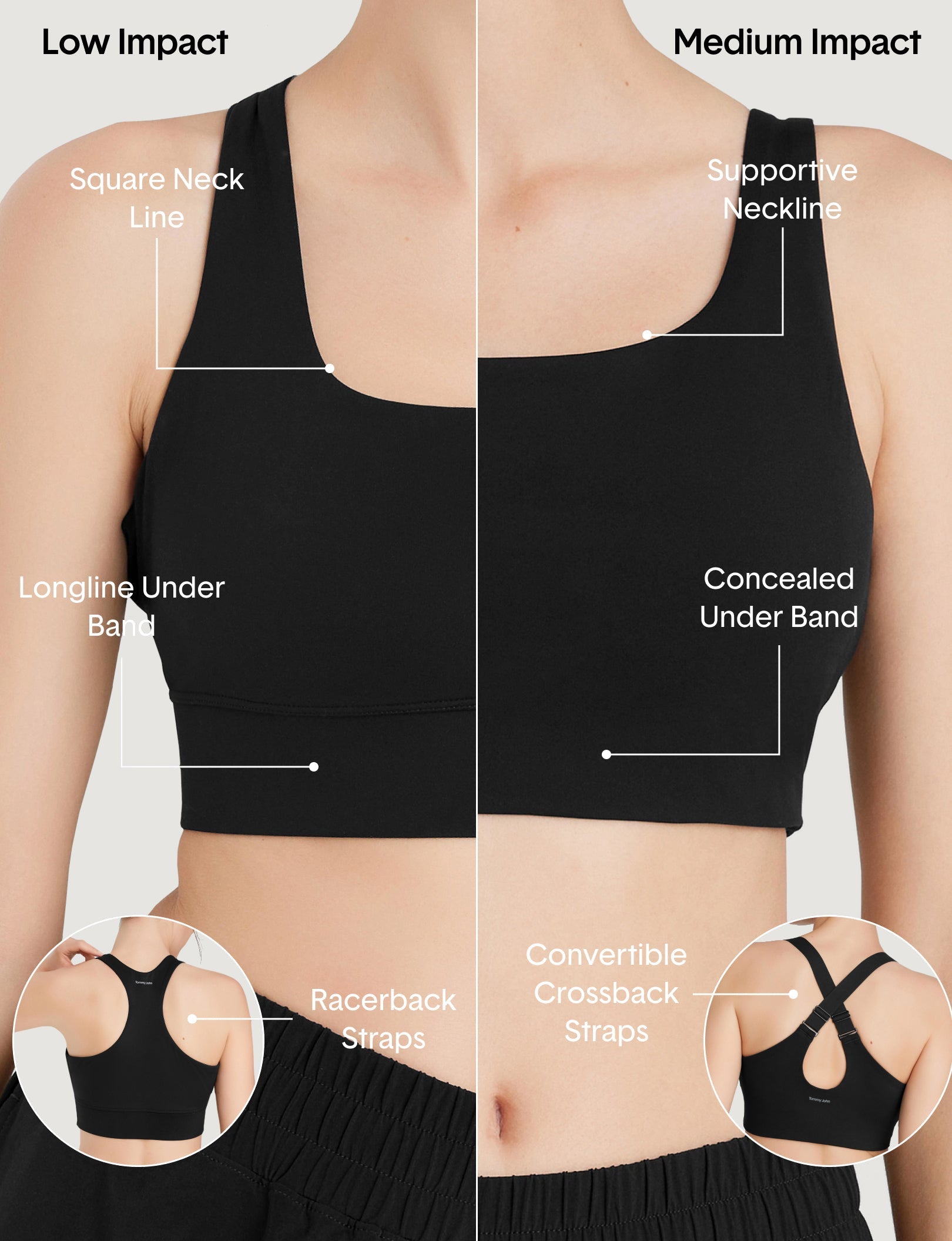 Medium Impact Adjustable Sports Bra