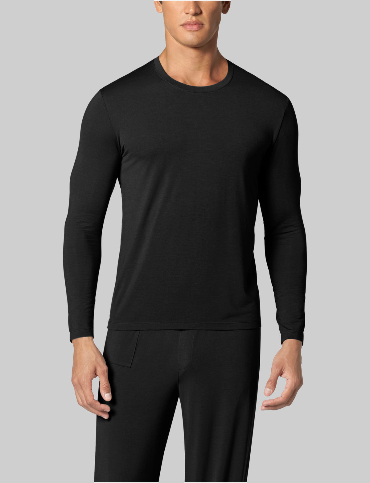 Second Skin Long Sleeve Sleep Tee & Pant Set - Tommy John