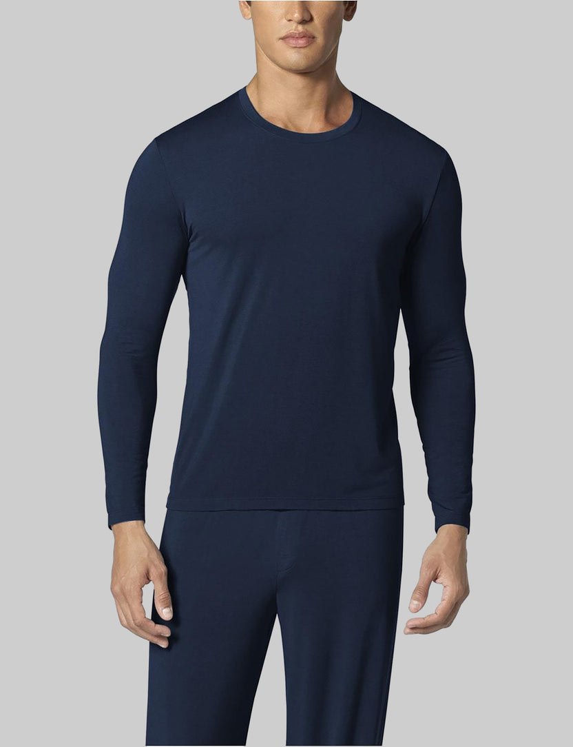 Second skin long sleeve sleep tee pant set tommy john