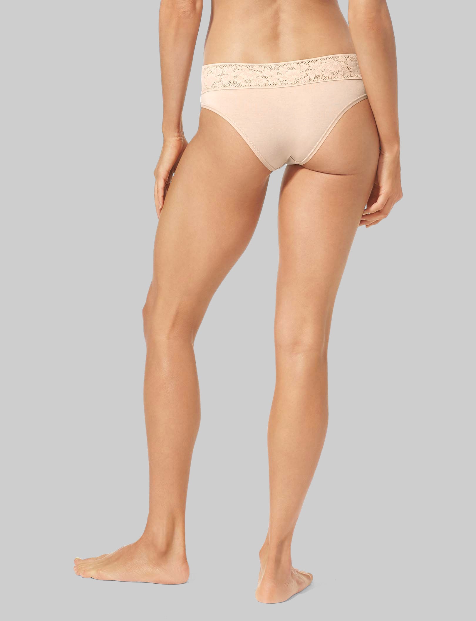 Women's Second Skin Cheeky, Lace Waist