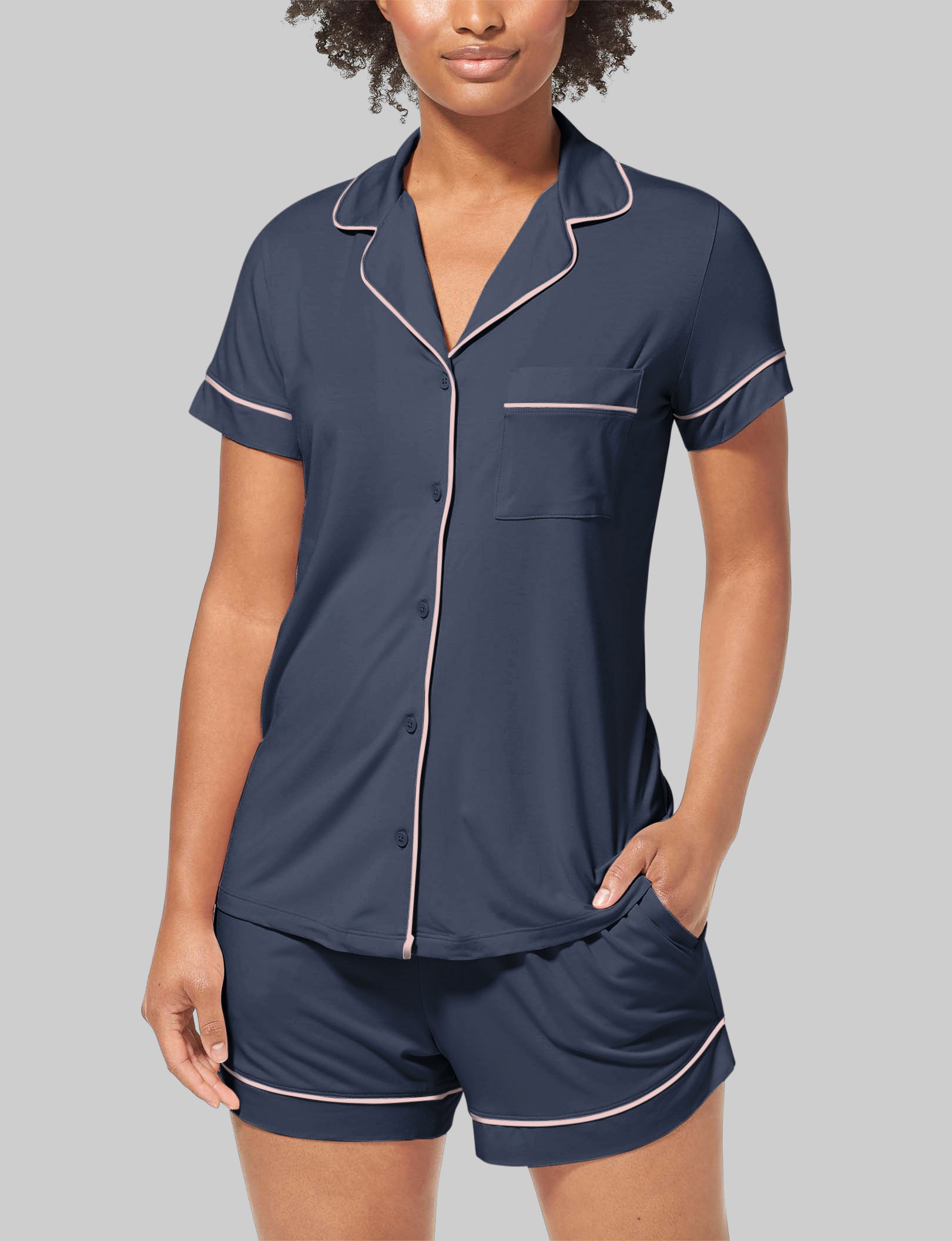 Women's Pajama Short Sleeve Top