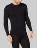 SleekHeat™ Long John Crew Neck Top::Black