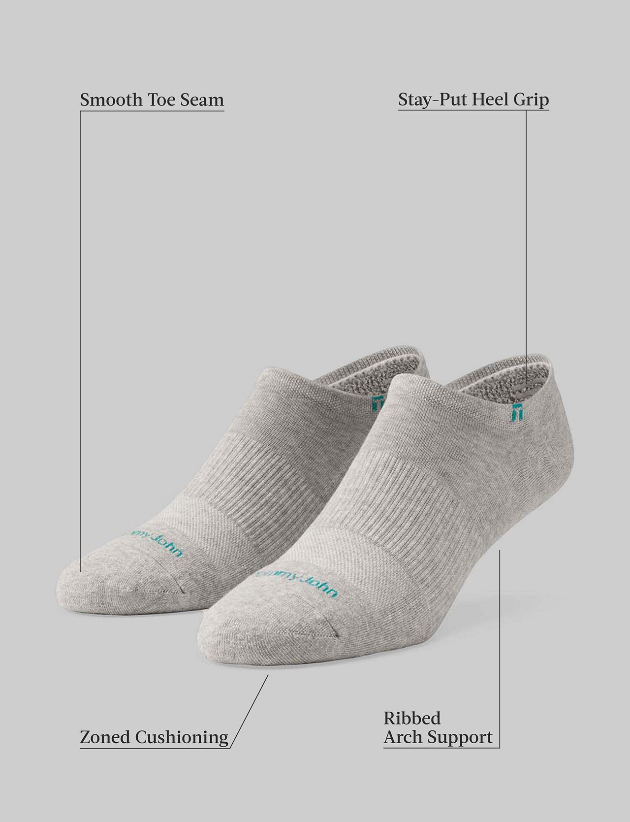 Cushioned No Show Sock (3-Pack)
