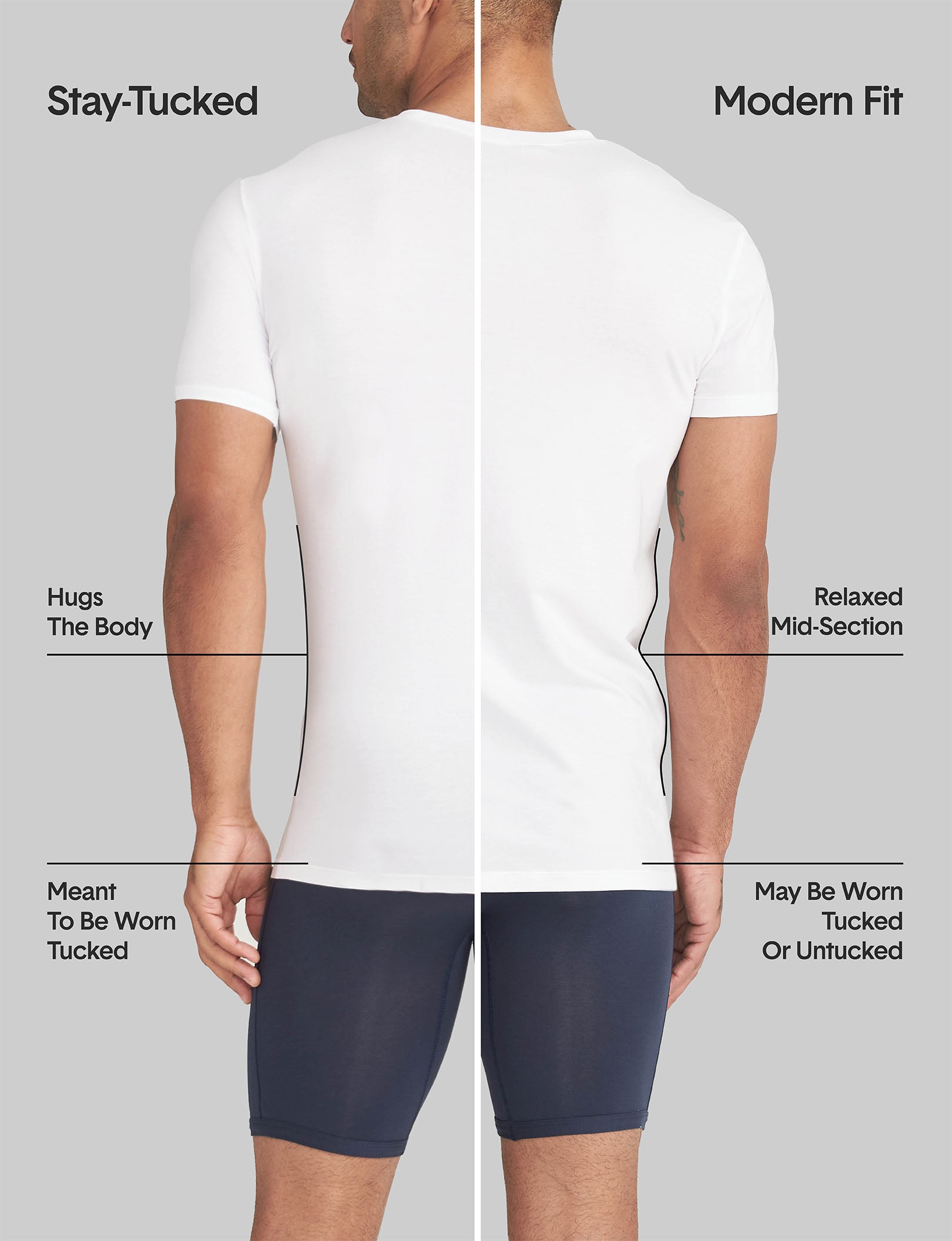 Cool Cotton Tank Stay-Tucked Undershirt (6-Pack)