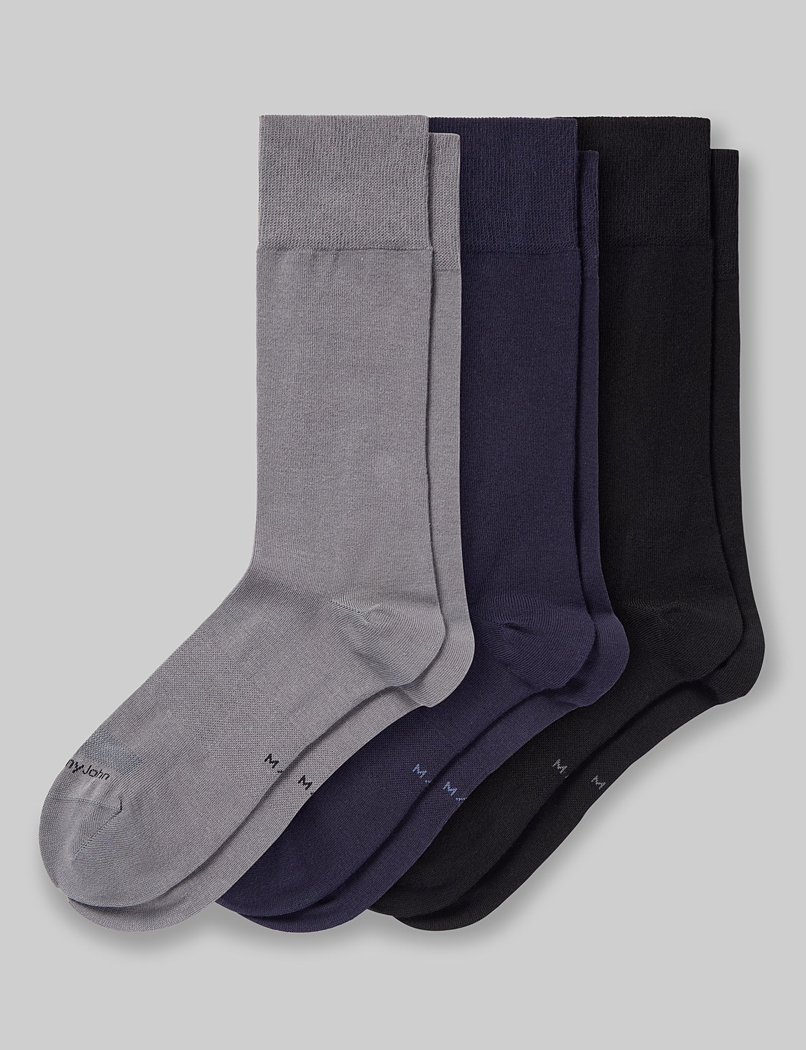 Dress Crew Sock (3-Pack) Black / M/L