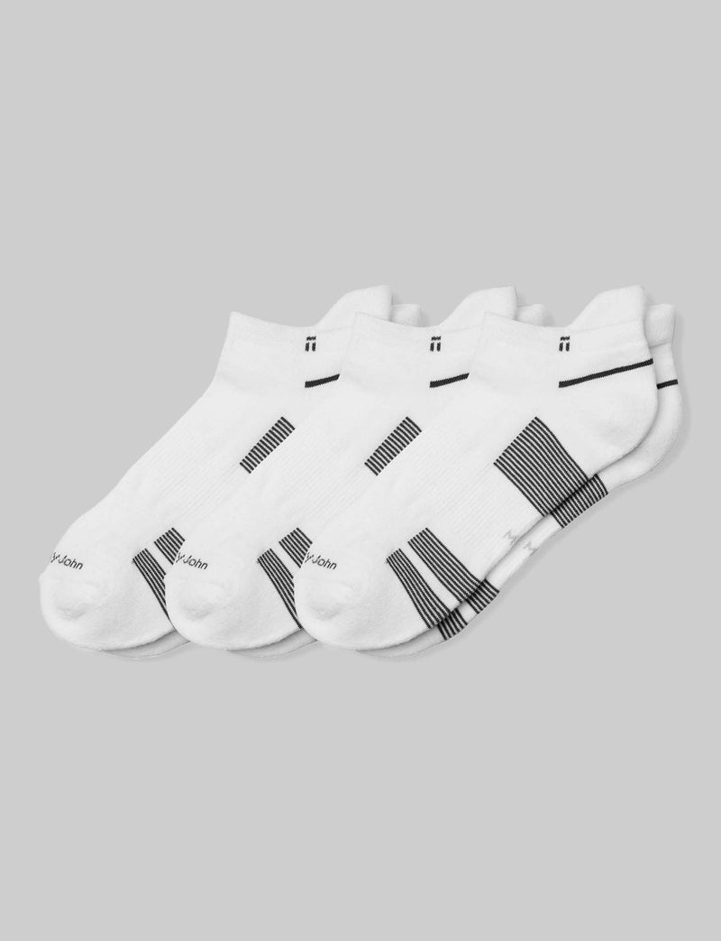 Performance Ankle Sock (3-Pack)::White