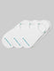 Cushioned No Show Sock (3-Pack)::White