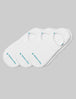 Cushioned No Show Sock (3-Pack)::White
