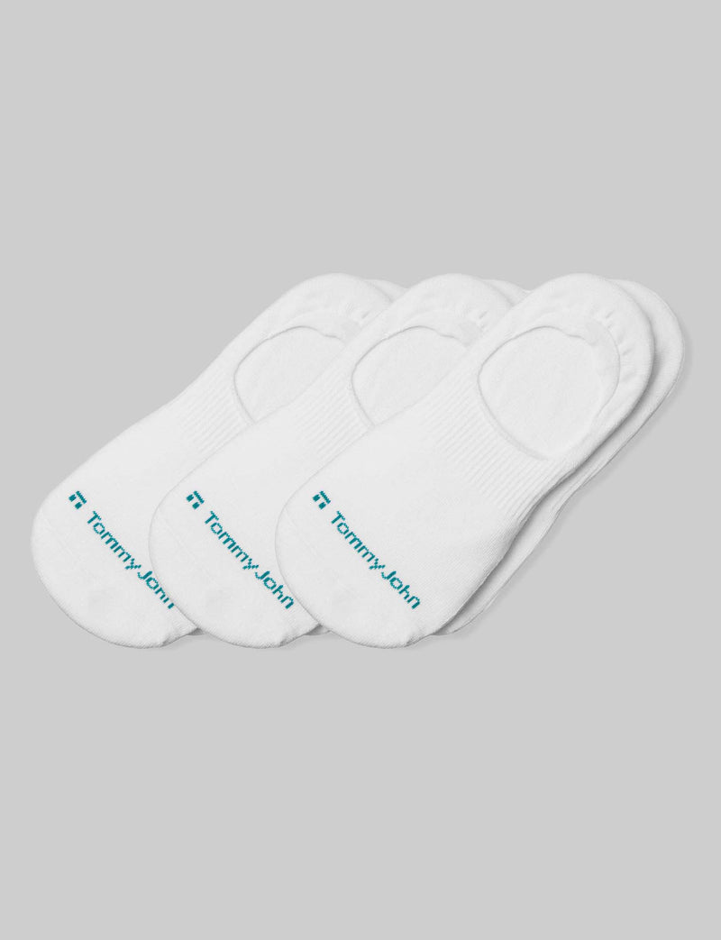 Low Cut Liner Sock (3-Pack)::White