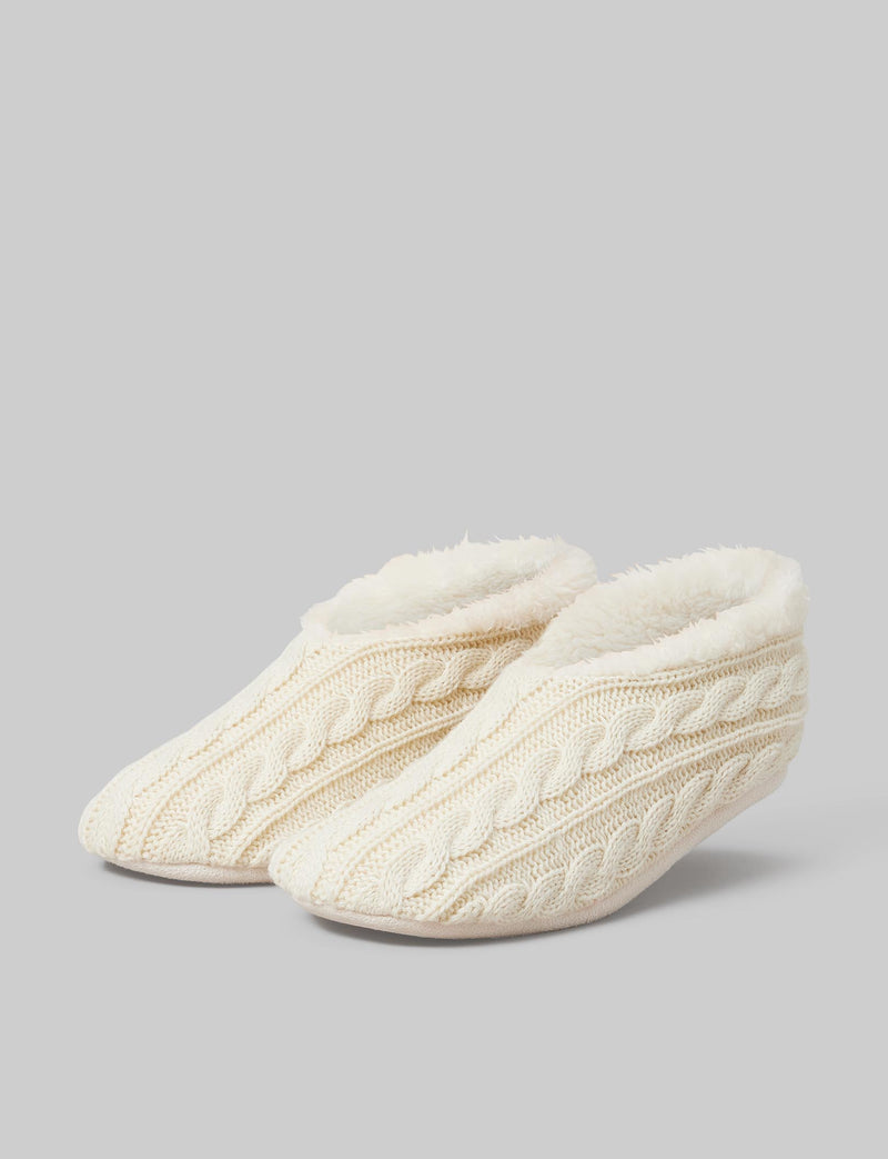 Slipper Sock::Cream