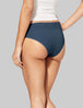 Women's Cool Cotton Cheeky, Lace Waist::Navy Lace Waist