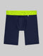 360 Sport Boxer Brief 8"::Dress Blues/Acid Lime WB::Swatch