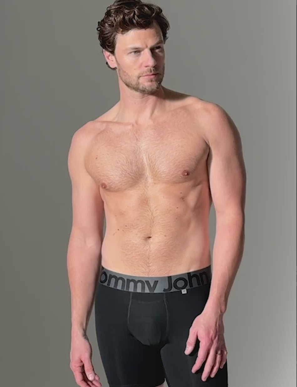 360 Sport Mid-Length Boxer Brief 6" (3-Pack)::Dress Blues/Turbulence/Black