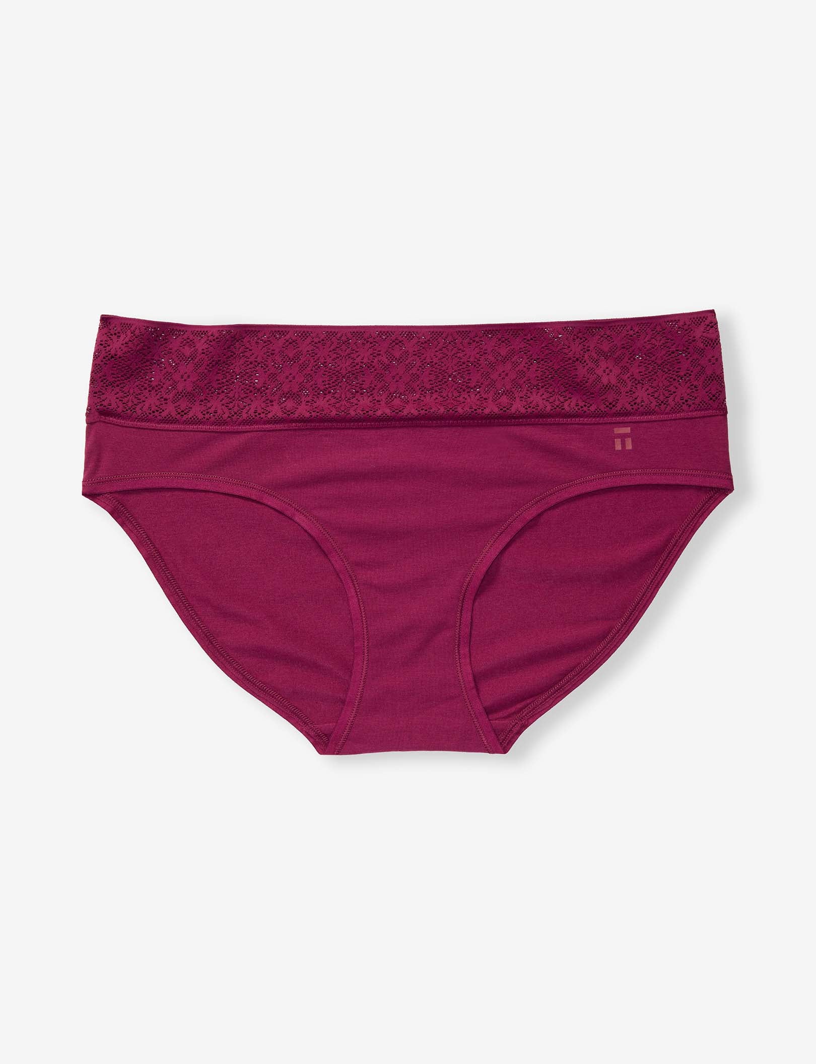 Women's Cool Cotton Brief, Lace Waist