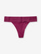 Women's Cool Cotton Thong, Lace Waist::Purple Potion Lace Waist::Swatch
